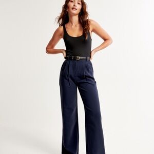 Abercrombie & Fitch Navy Women's Sloane Trousers